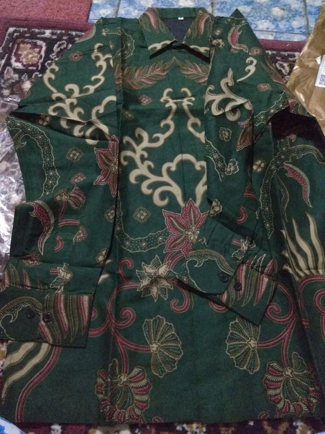 (1kg=4pcs) Kemeja Batik Lengan Panjang Batik Ori Martowiryo Krisnamukti Wil Batik Solo Seragam Batik