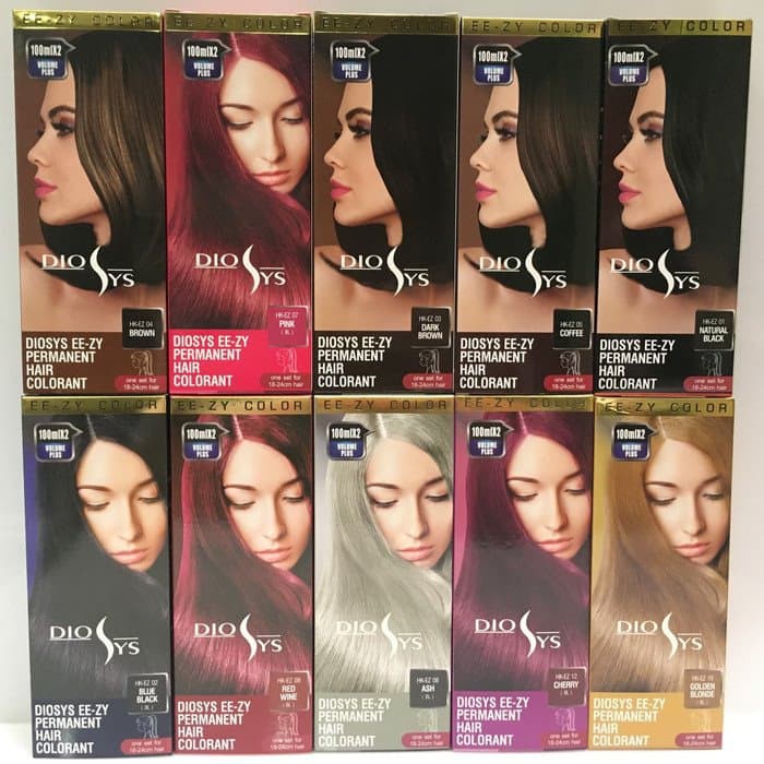 ✿ MADAME ✿ DIOSYS PERMANENT HAIR COLORANT / CAT RAMBUT DIO SYS 100 ML