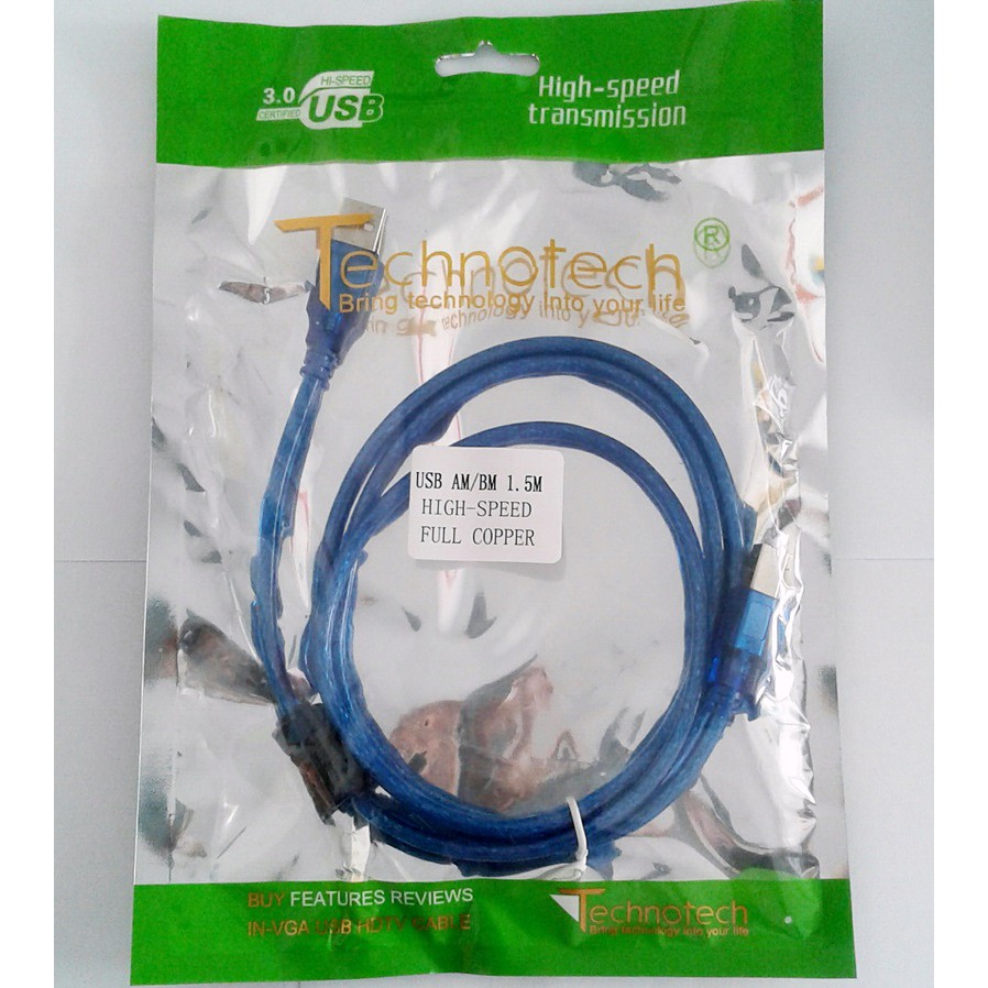 KABEL USB PRINTER 1.5M / 3m / 5m/ 10m Kualitas Super