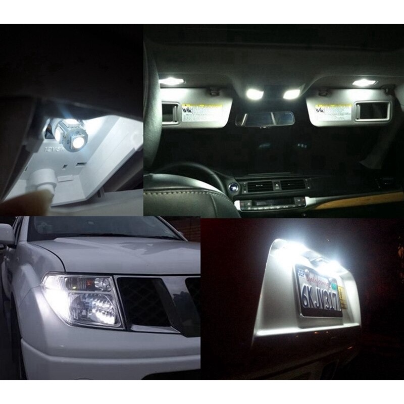 [BISA COD] Lampu LED Jagung T10 Senja/kota sein 5mata 5 titik/mata Mobil Motor