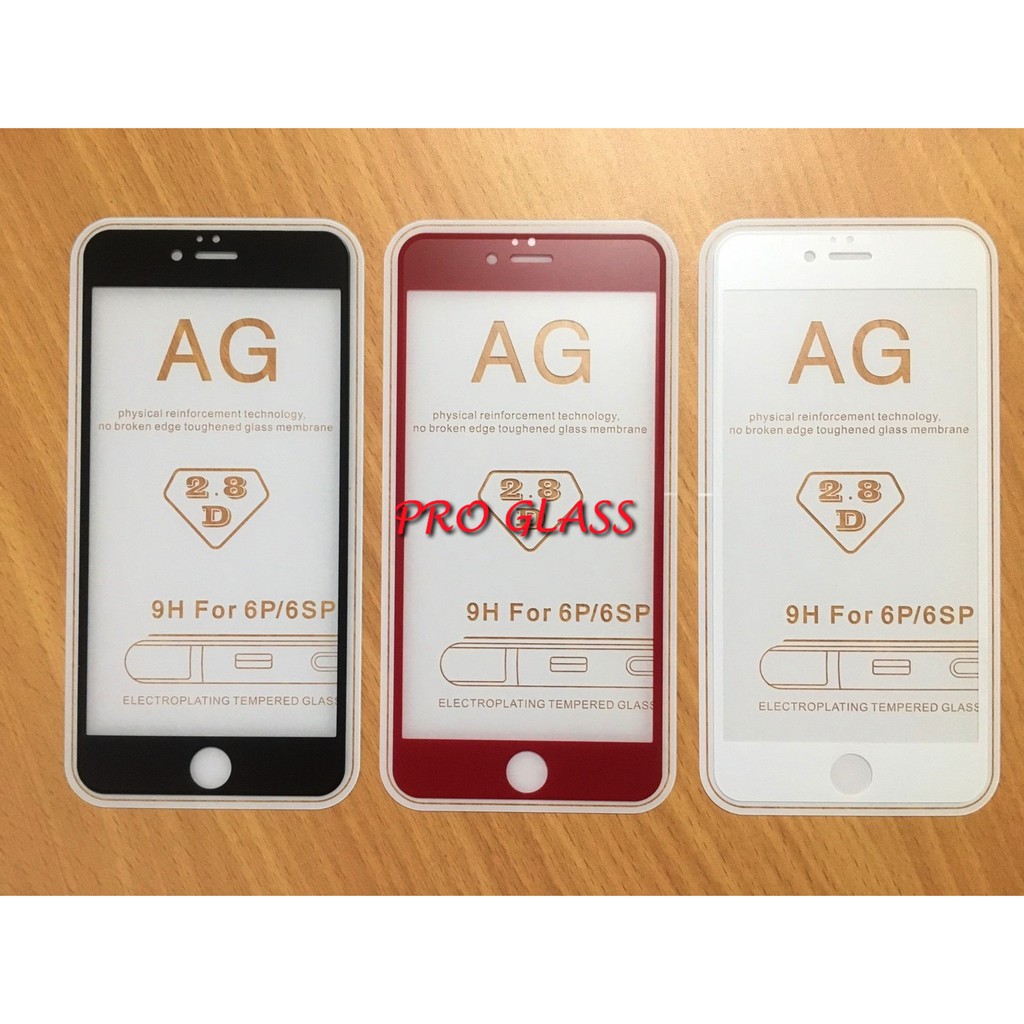 Iphone 6 / 6s / 6 Plus / 7 / 7PLUS 8 / 8 Plus FULL COVER ANTI GLARE / MATTE Premium Tempered Glass