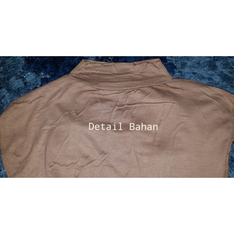 Manset leher / penutup leher/ neck cover bahan kaos rayyon-3