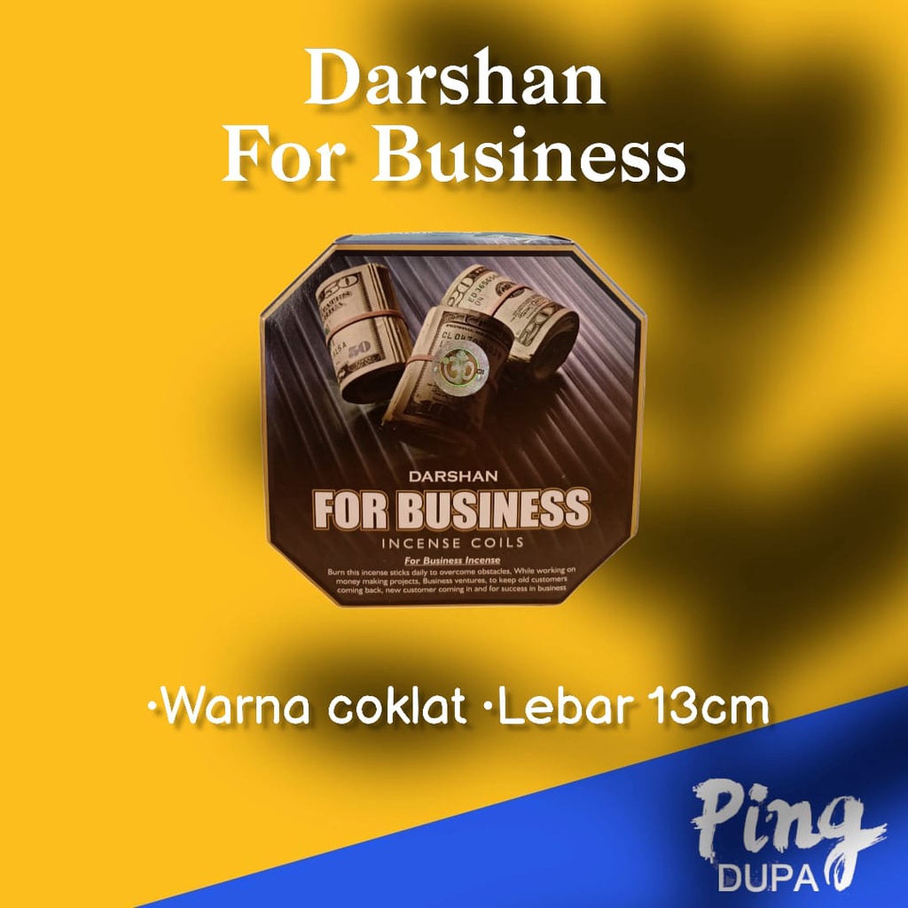 Dupa Hio Lingkar For Business 24 Jam By Darshan India