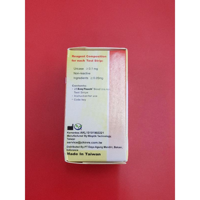 Strip easy touch asam urat isi 25