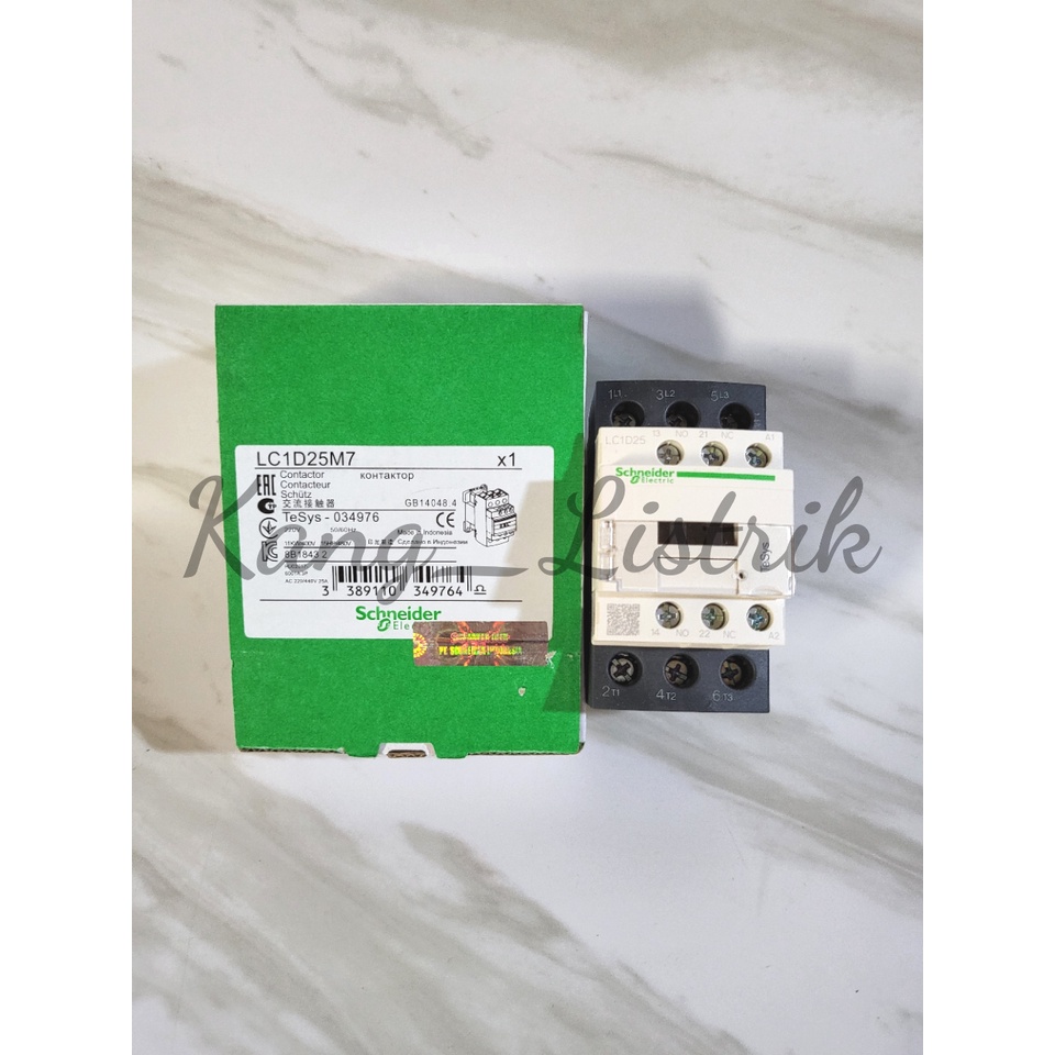 Kontaktor Schneider LC1D25 / Magnetic Contactor Schneider LC1D25M7
