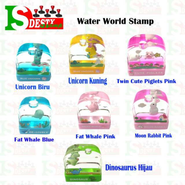 

Stempel Nama Karakter Water World