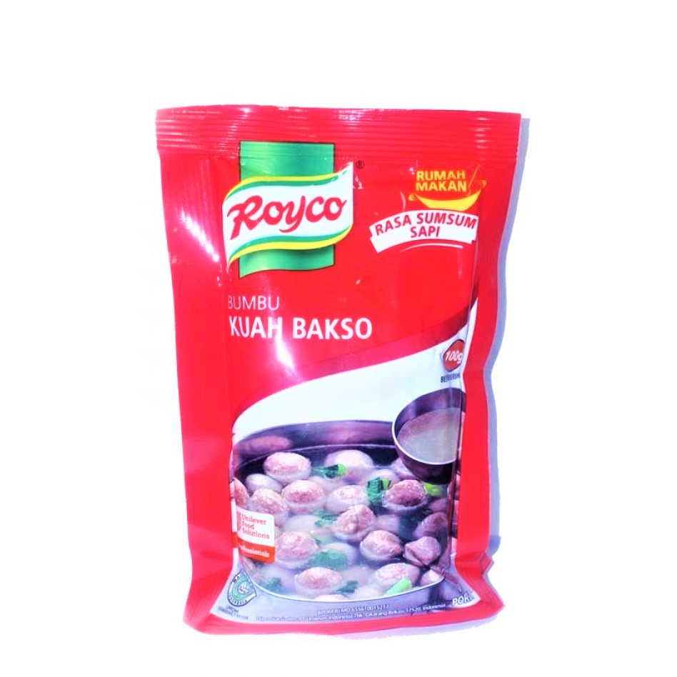

BUMBU PENYEDAP KUAH BAKSO ROYCO 100 GR BUMBU KUAH BASO INSTAN