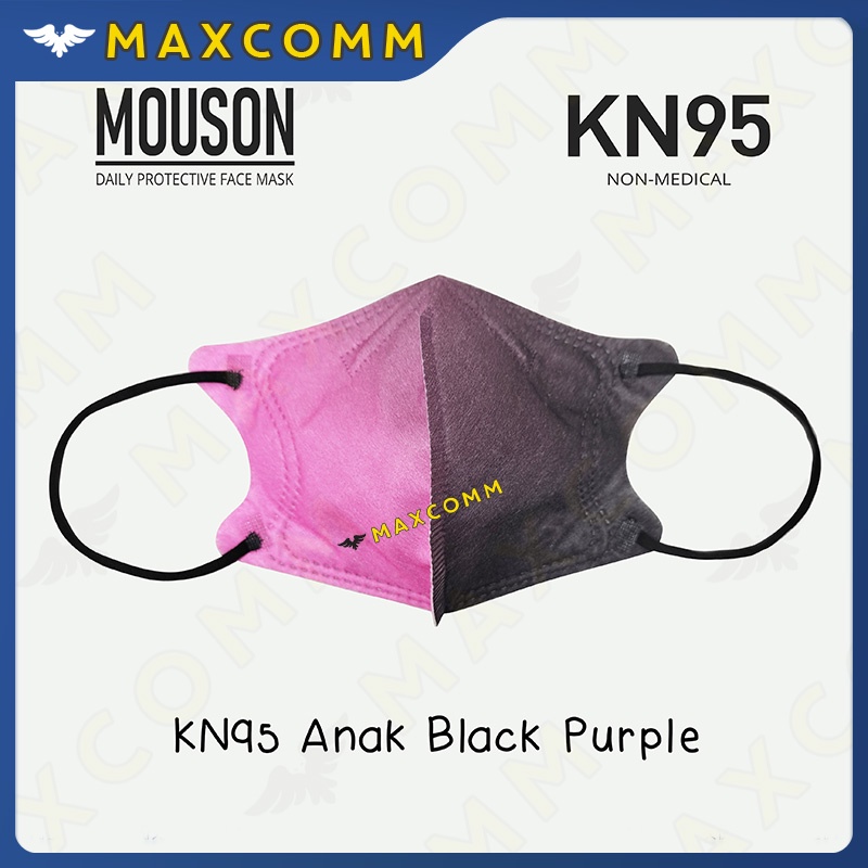 Masker Mouson KN95 Anak 5ply Gradasi Masker Non Medis 5 Ply Sekali Pakai