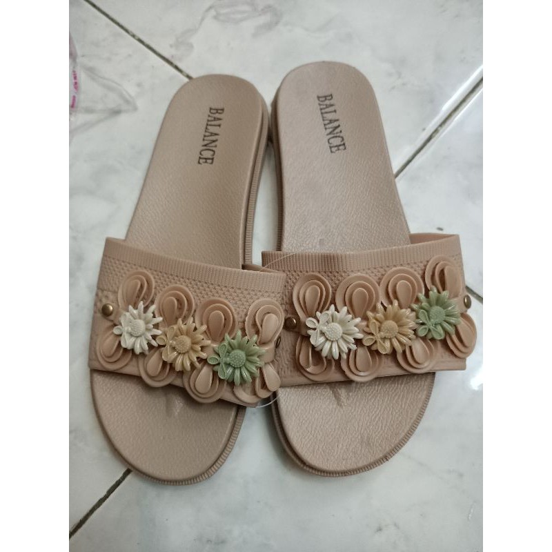 Sun-DAHLIA Sandal Import Jelly Kokop Bunga BCL 956-X6