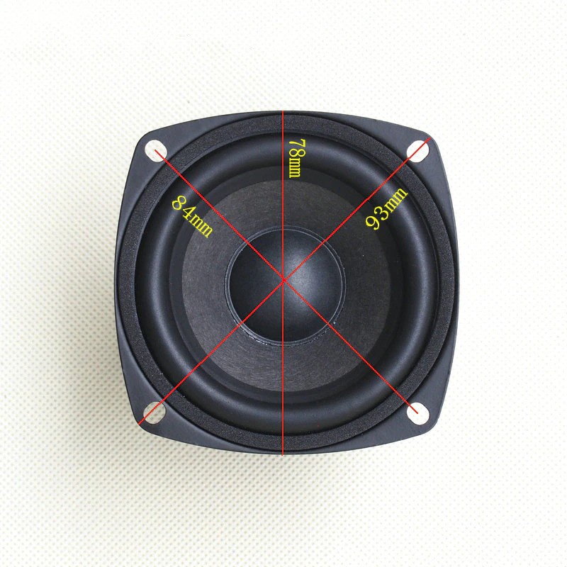 Speaker Full Range Mobil HiFi 3 Inch 8Ohm 15W - AL1D - Black