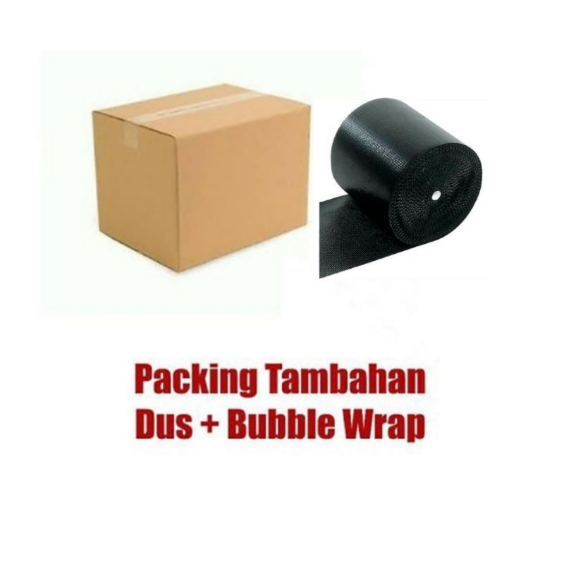 

Extra Packing Dus + Bubble Wrap Agar Paket Lebih Aman sampe Tempat anda