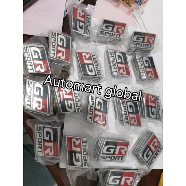 emblem logo GR SPORT belakang raize fortuner avanza innova vios yaris rush original