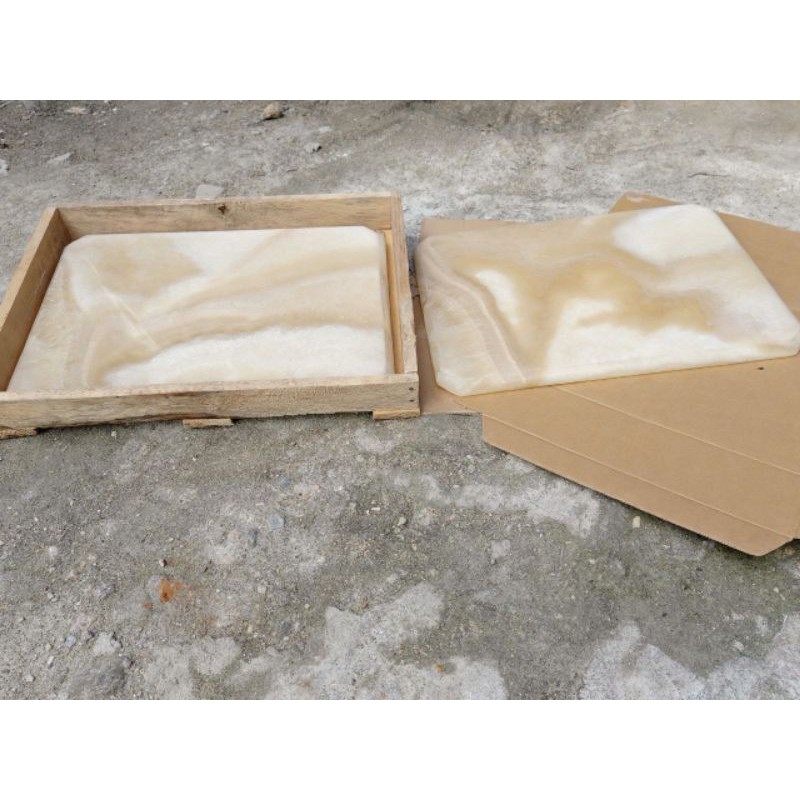 Alas adonan donat martabak marmer Tempat Adonan Kue Roti Kotak Adonan Marmer Onyx Murah Free Peking