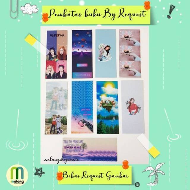 

Pembatas Buku (Bebas request gambar)