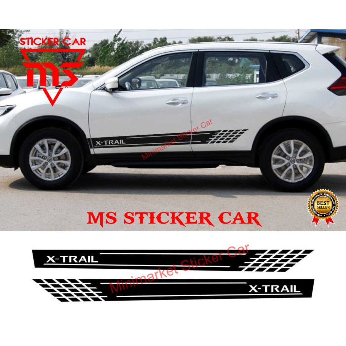 stiker nissan xtrail sticker mobil xtrail list body samping Keren