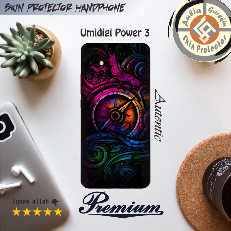 Garskin HP Umidigi Power 3 motif compas  - Free Custom Motif