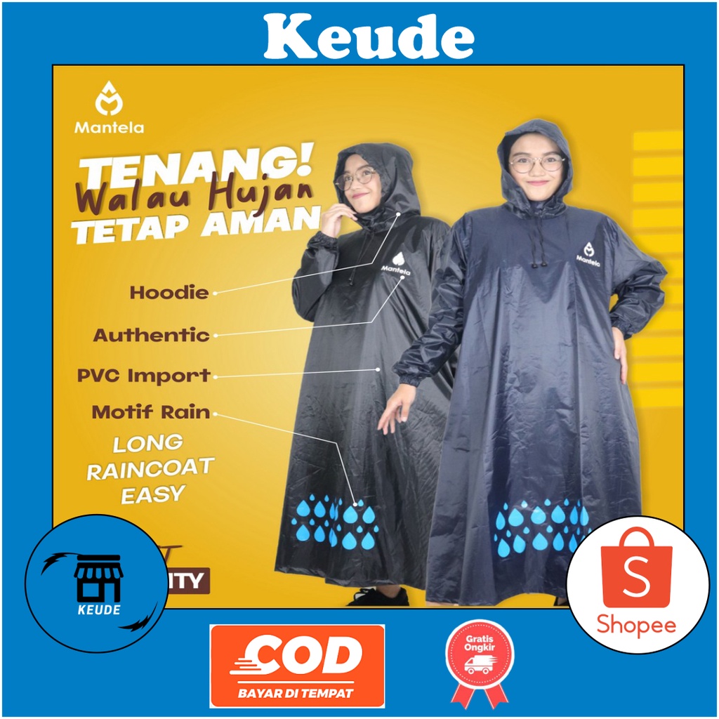 Jas Hujan Muslimah | Jas Hujan Syari | Jas Hujan Wanita All Size