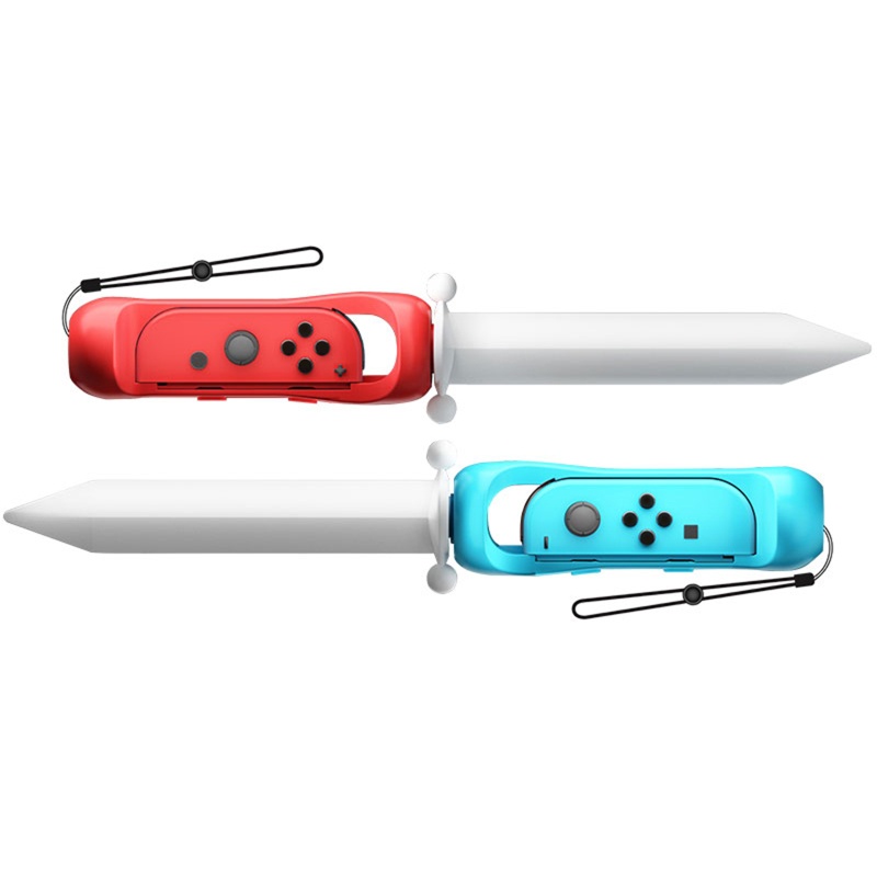 Btsg Glow Sword Untuk Switch OLED Sword Controller Holder Game Grip Glowing Pedang Game