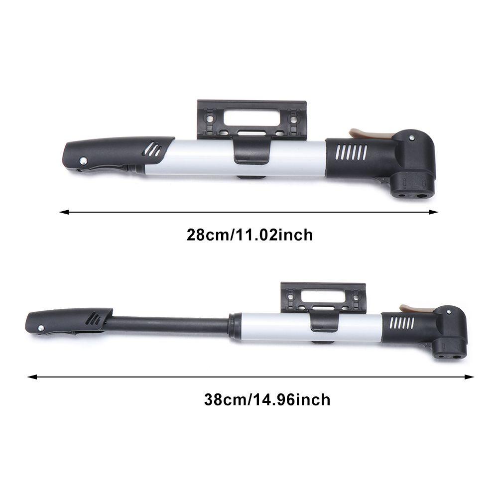 Populer Pompa Sepeda Tangan MTB Alat Dengan Holder Sport Peralatan Ban Paduan Aluminium Bola Tire Inflator