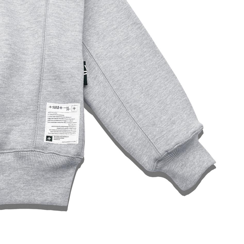 (LANGSUNG ORDER) Sura Positiva - Hoodie (Primary Base) Abu abu Misty