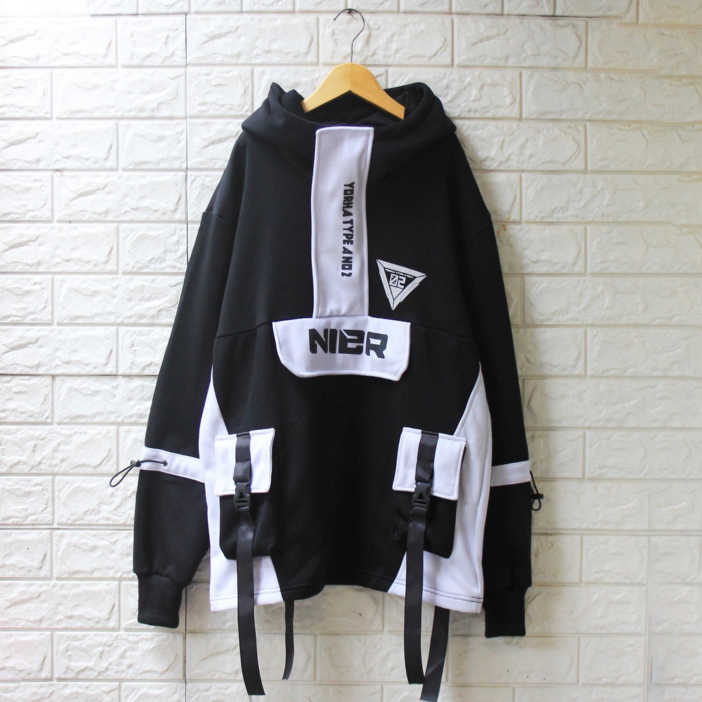 Nier Automata Hoodie Sweater Unisex Game Anime Wibu