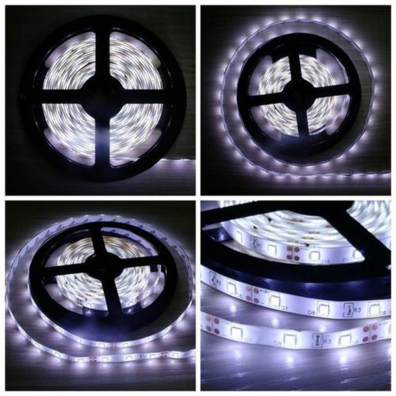 Lampu Led Strip LIGHT Mata Besar 5050 12V/24V per Roll 5 Meter