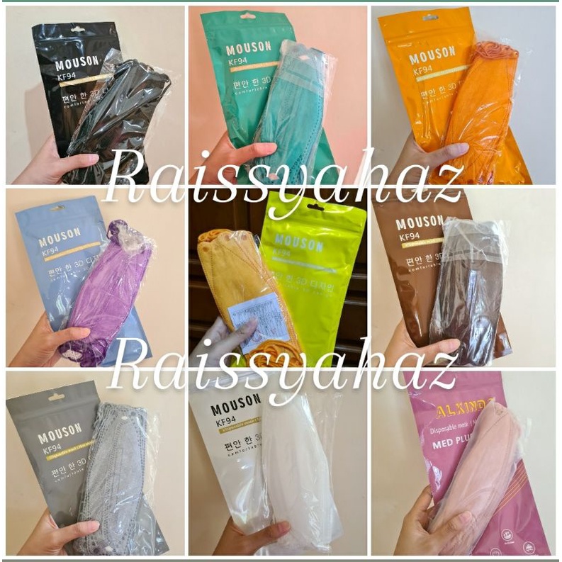 MASKER MOUSON KF94 WARNA LENGKAP