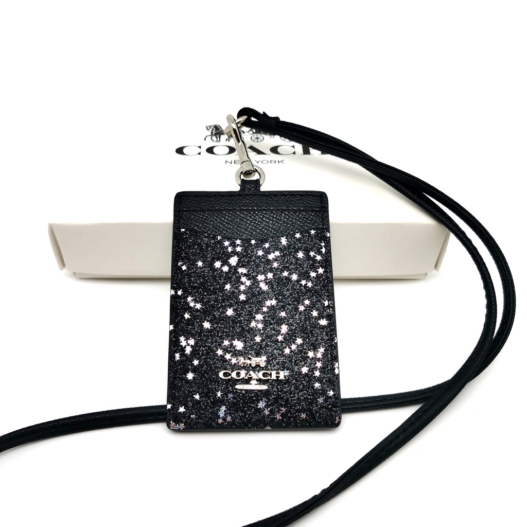 

Christmas Stars Collection Coach Id Lanyard Name Tag 3D Metal Logo