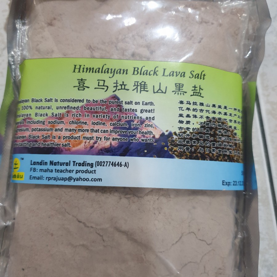 

Garam Hitam & Himalayan Black Lava Salt 100gr