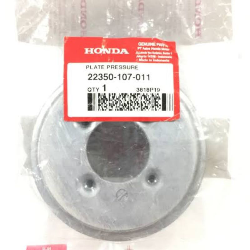 DUDUKAN KAMPAS KOPLING / KAKI 4 / PLATE PLEASURE MEGAPRO, TIGER, GLPRO ORI AHM,  22350107011