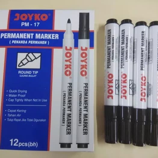 

Spidol Permanen Joyko PM 17