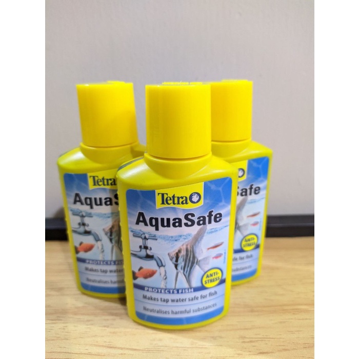 Tetra Aquasafe 100ml Aqua Safe Menetralkan Air Penetral Air 100 Ml