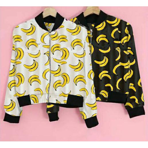 YUK BELI JACKET BOMBER BANANA CEPETAN..