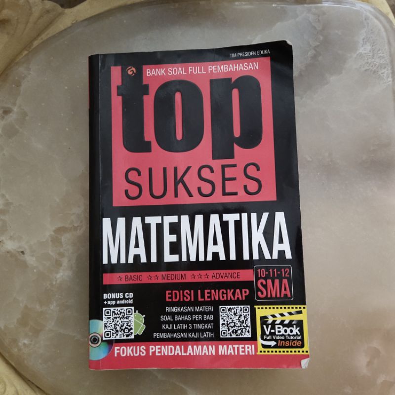 PRELOVED BUKU PELAJARAN SMA: TOP SUKSES MATEMATIKA SMA 10 11 12