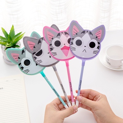 ♚𝗧𝗦 𝟰𝟳𝟲♚Pulpen Kipas Karakter Kucing Pena Kipas Animal Souvenir Lucu