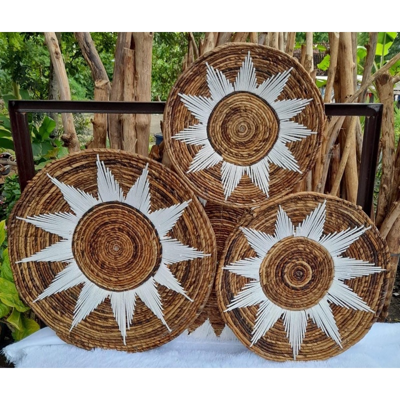 Walldecore Kerang Rangka Besi set isi3 pc