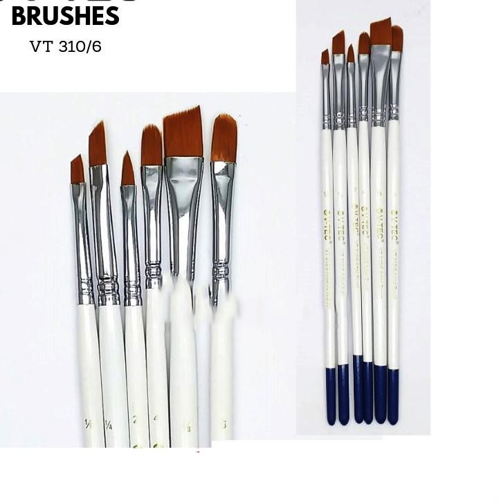 

e9 QJWY V-Tec Brush VT-310 Set 6 / Kuas Lukis Set 6 / Kuas V-Tec MA MQ GLK