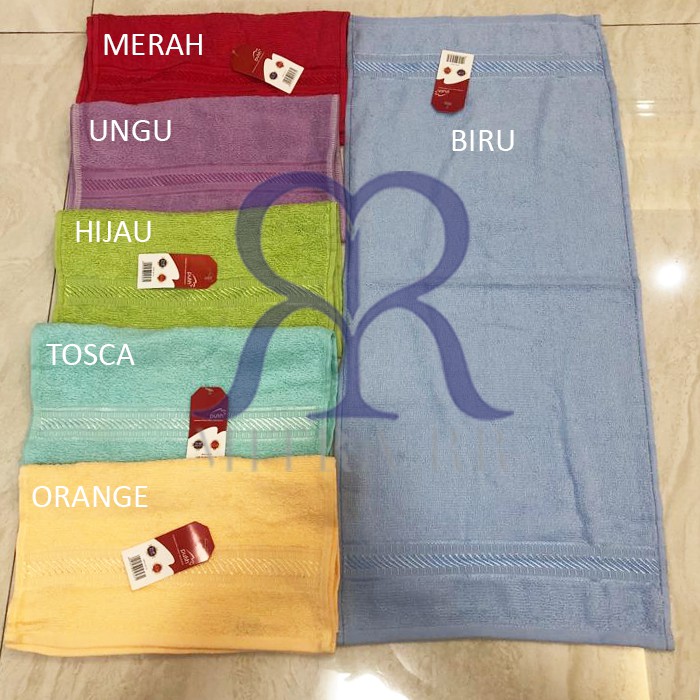 MitraRR Handuk Merah Putih Kecil 70x30 Terry Palmer Handuk Olahraga Sport