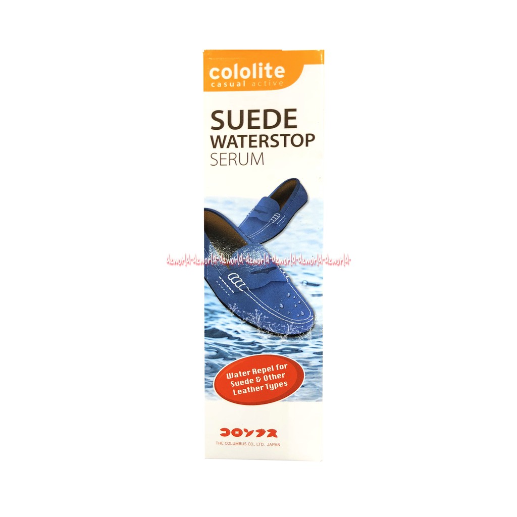 Cololite Casual Active Suede Waterstop Serum Water Semir Sepatu Kain Perawatan Sepatu Bahan Kain Kanvas Colo Lite Kololait Cloth Shoe Polish