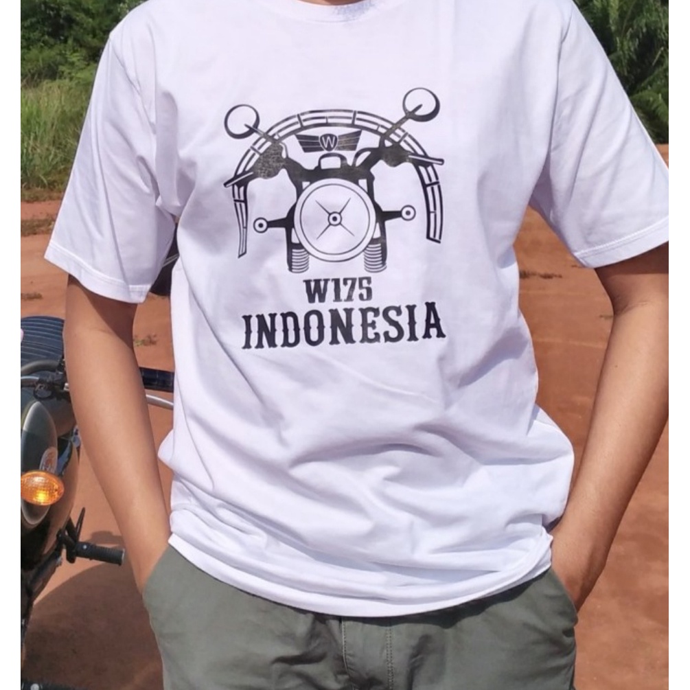 KAOS KAWASAKI W175 INDONESIA