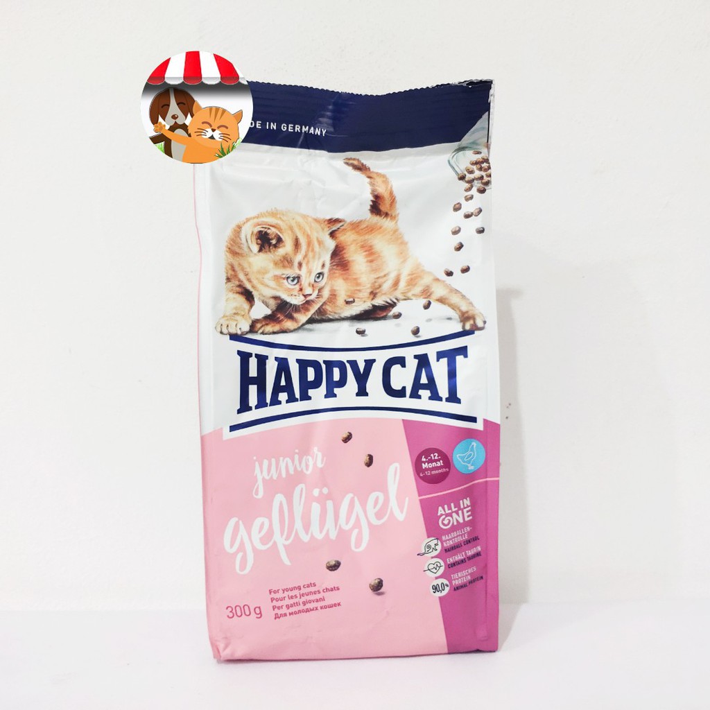 Happy Cat Junior Poultry 300Gr - Makanan Kucing
