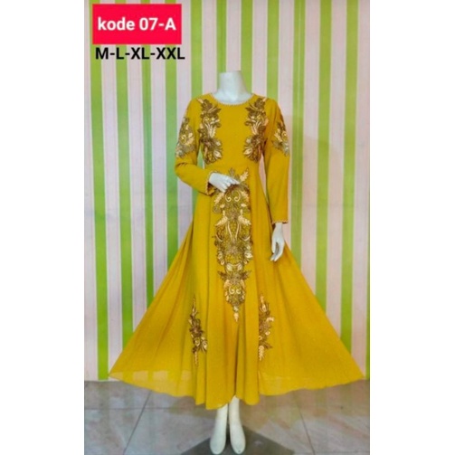 Gamis bordir mewah
