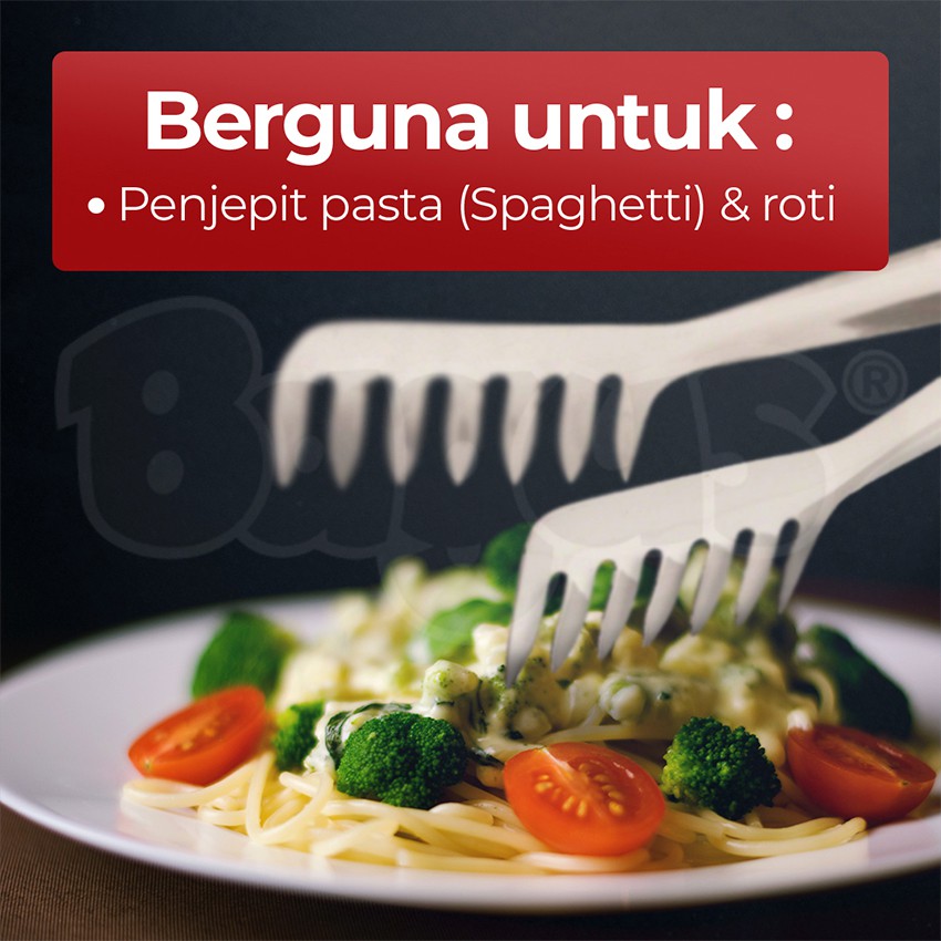 Bagus Kitchenware penjepit makanan Pasta Mie Roti 9.5&quot; Tipe 532