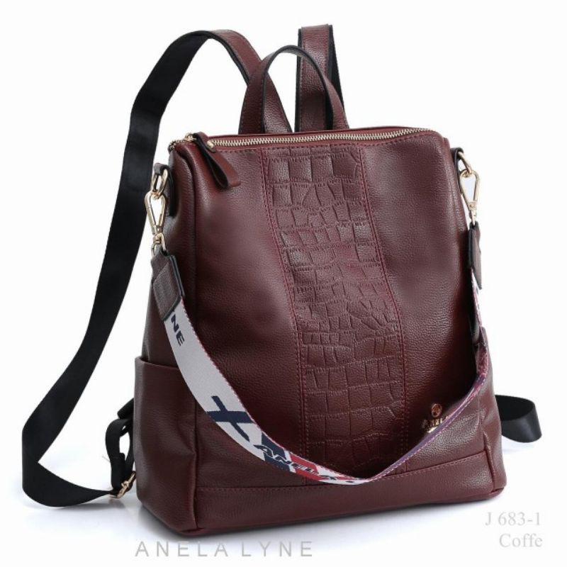 Anela Lyne Nessa Backpack 683-1 #008 Tas Ransel Multifungsi