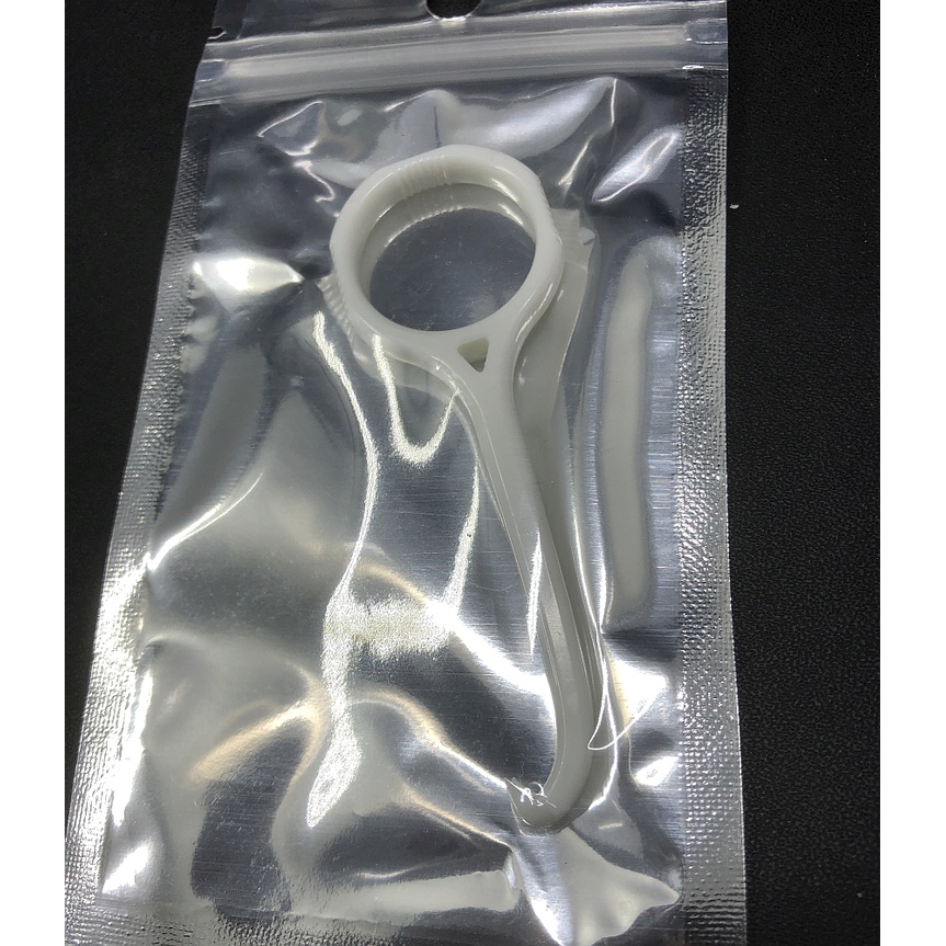 Alat pembuka Aligner Clear Retainer Rata Putih 2 Pcs (Bersih dan Mudah)