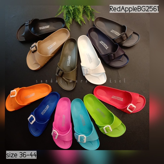 Sandal Selop Jelly Wanita Red Apple Original ~ BG2561
