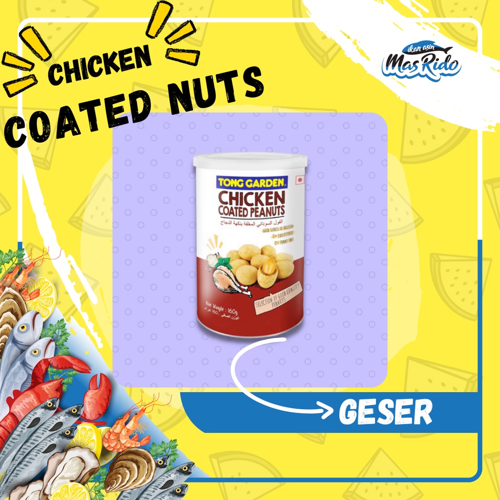 

Kacang Tong Garden Chicken Flavour Coated Peanut Cemilan Kacang Gurih Premium Termurah