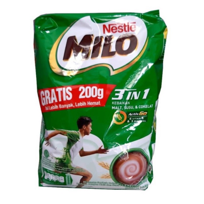 

nestle milo minuman susu coklat pouch 1kg