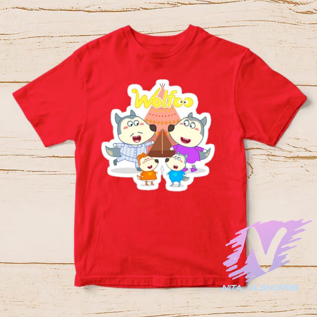 KAOS WOLFOO TERBARU BAJU KAOS ANAK WOLFO ANIMASI
