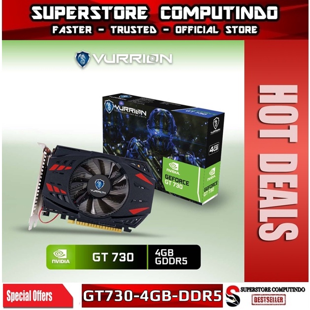 VGA NVIDIA VURRION GT 730 / GT730 4GB DDR5